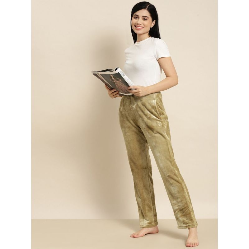 Buy Sweet Dreams Women Solid Pyjama Green Online