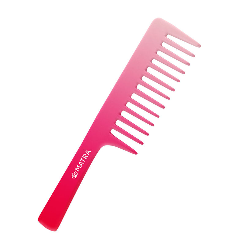 Matra Professional Regular Hair Comb With Handle & Wide Tooth For Detangling (Any Colour)