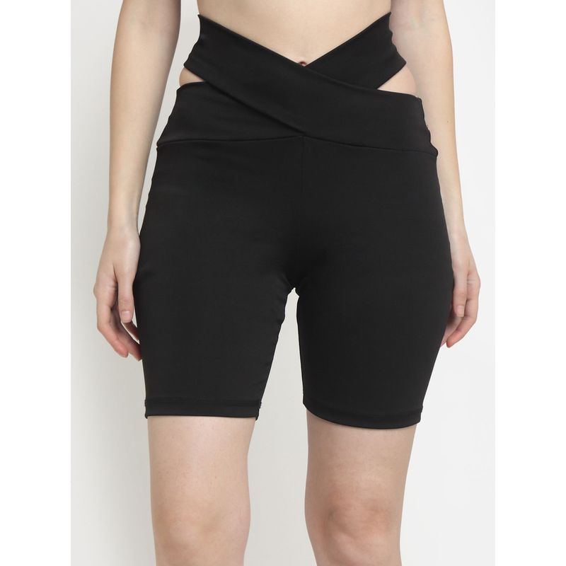 Black cycling shorts not see through deals