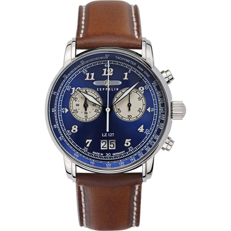 i*0様 LED ZEPPELIN BLIGHTY【新品未使用】 Buy Zeppelin Men LZ 127 Graf Zeppelin Blue Dial Analog Watch