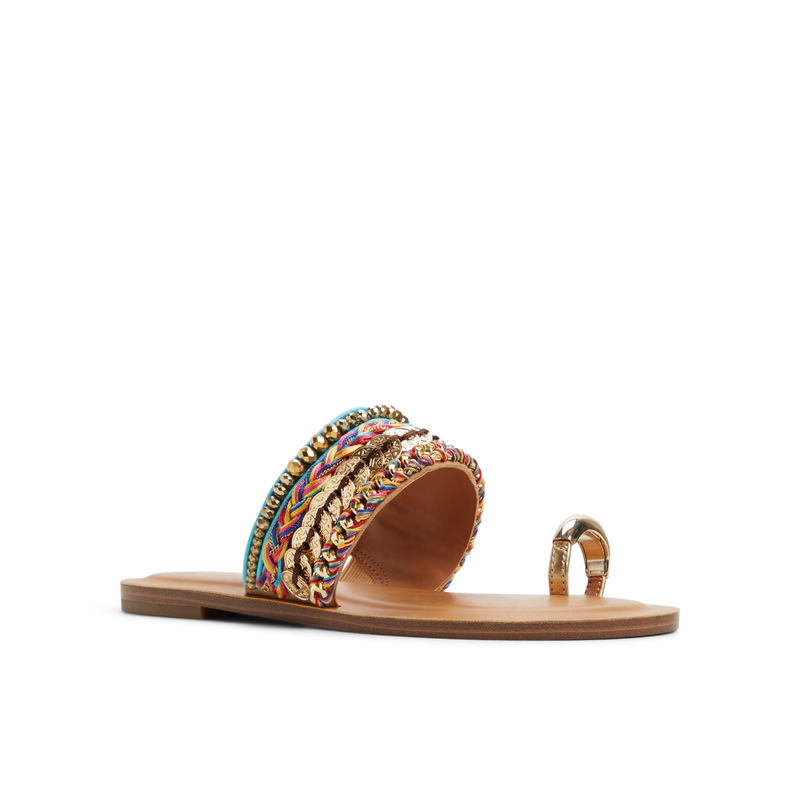 Aldo Beachwalk-In960 Women Multi-Color Flats (UK 2)