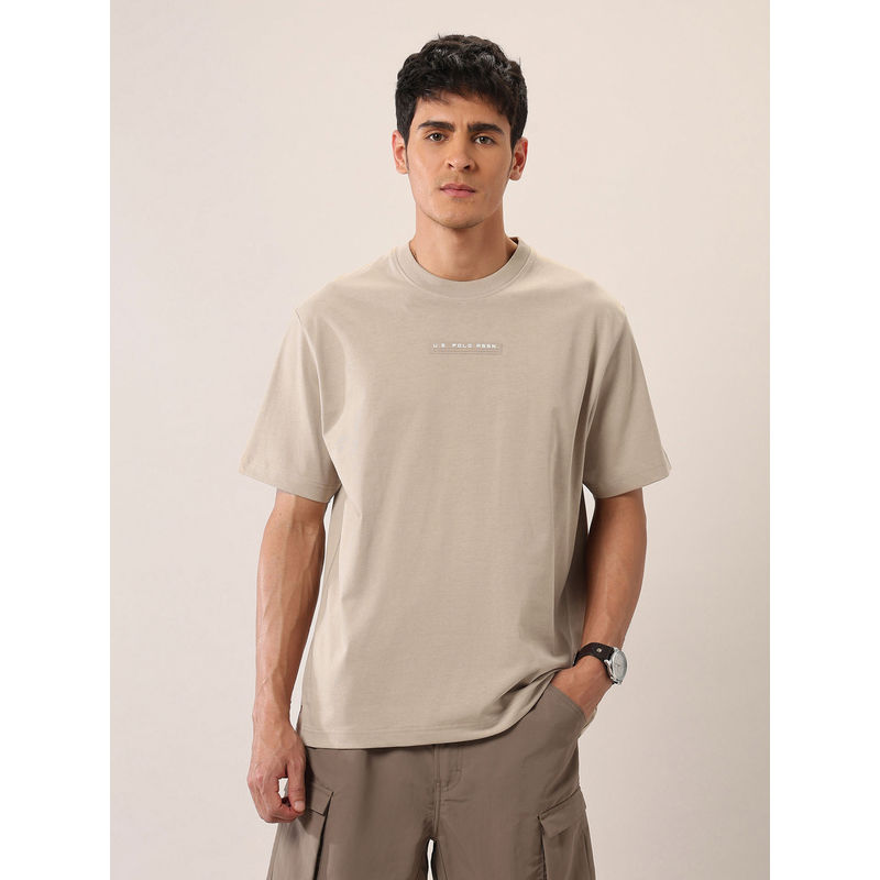U.S. Polo Assn. Denim Co. Men'S Oversized Fit Pure Cotton T-Shirt (L)