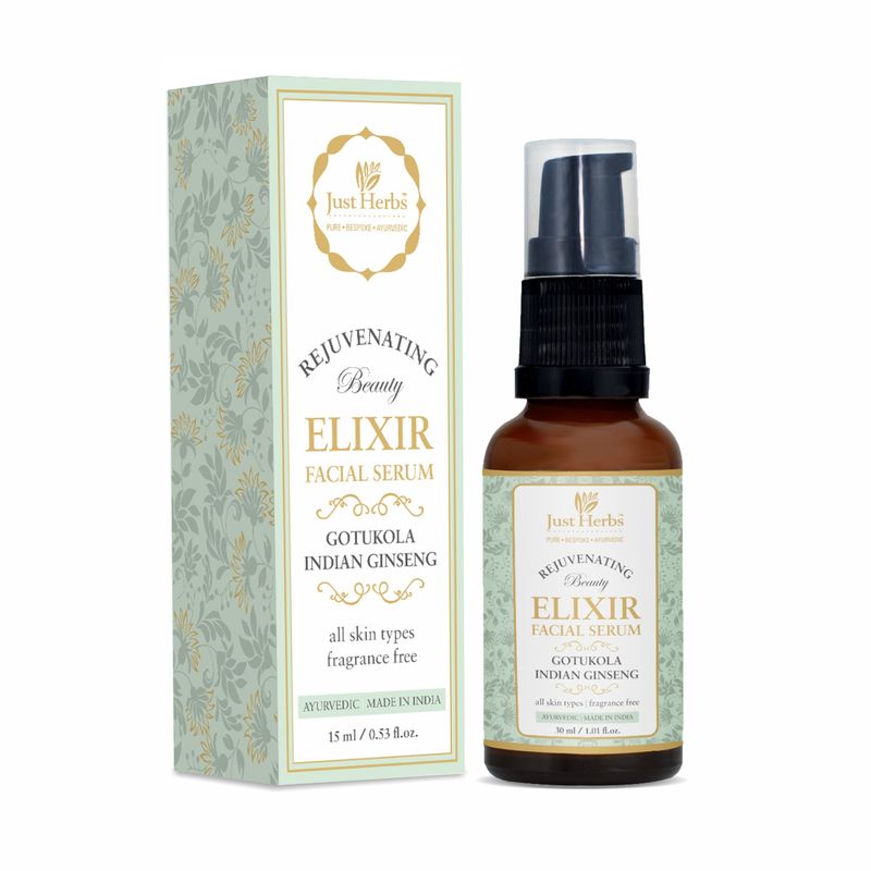 Buy Just Herbs Ayurvedic Vitamin Elixir Facial Serum Online