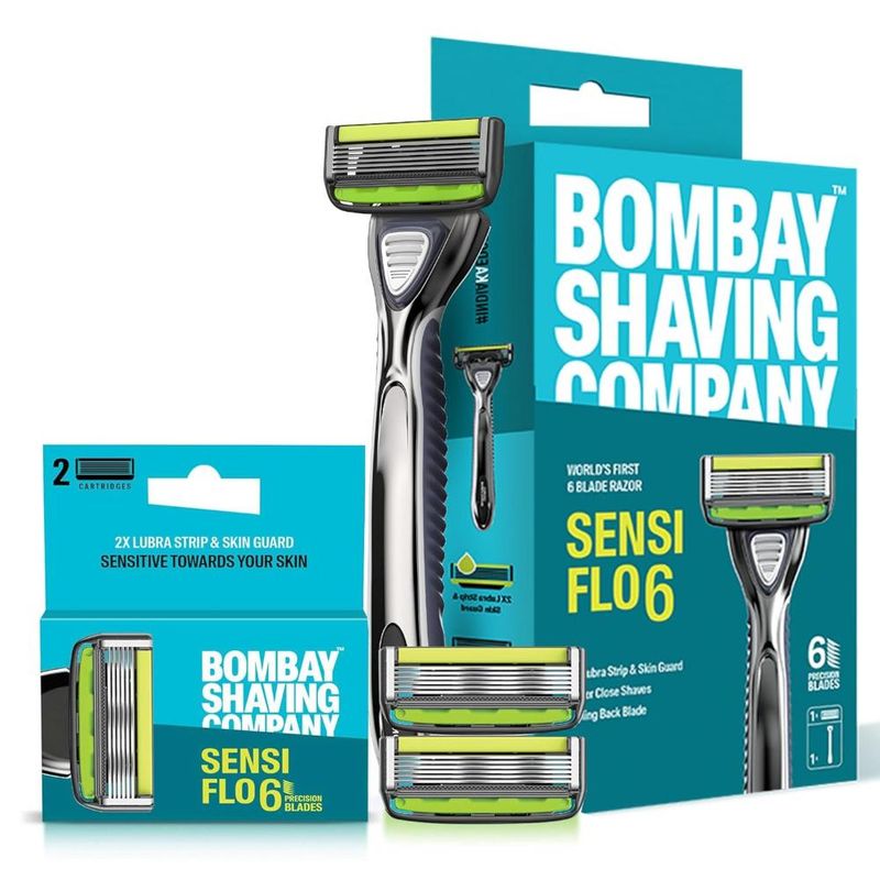 Buy Bombay Shaving Company Sensi Flo 6 Razor Value Pack Online