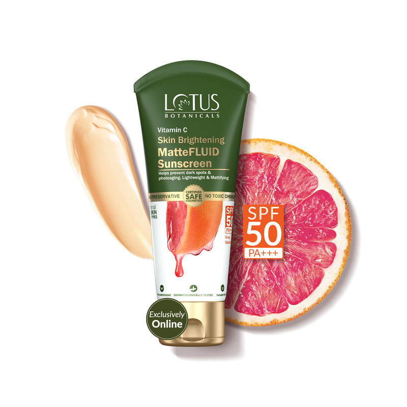 Lotus Botanicals 100x Vitamin C Matte Fluid Sunscreen