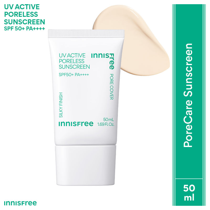 Innisfree UV Active Poreless Sunscreen SPF 50+ - Smooth Even Tone