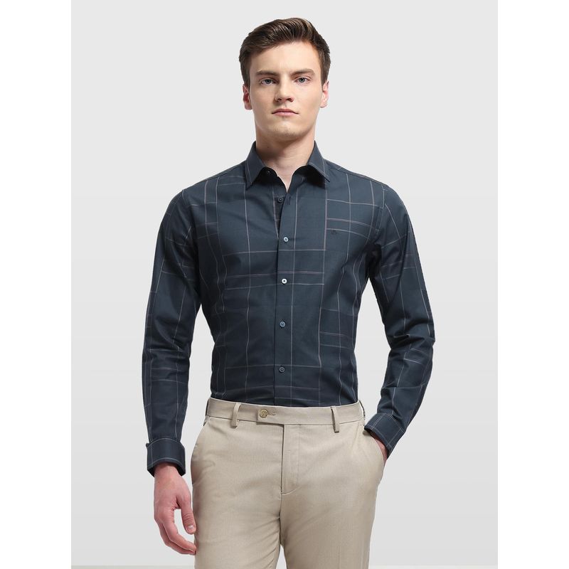 Arrow Newyork Mens All-Over Checks Manhattan Slim Fit Formal Shirt (38)