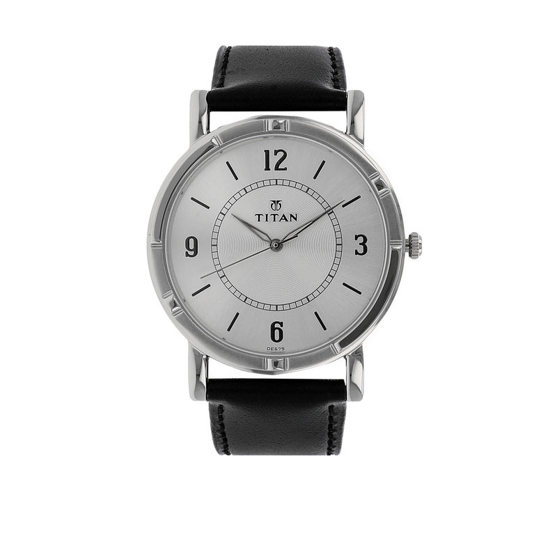 Buy Titan NM1802NL01 Black Dial Analog Watch For Men Online