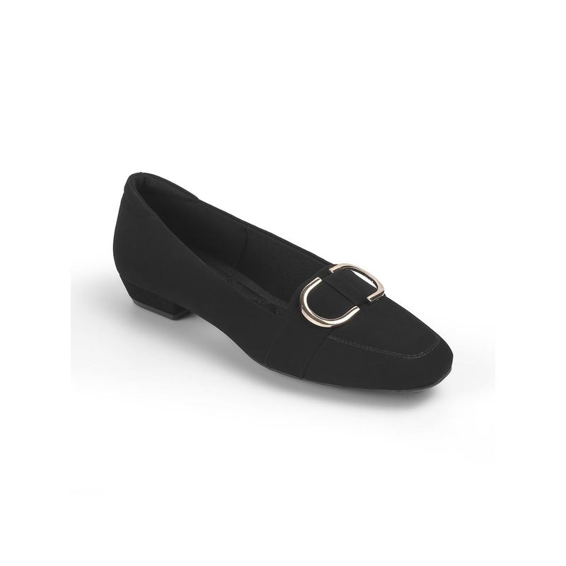 PEPPER Block Heel Pumps - Black (EURO 36)