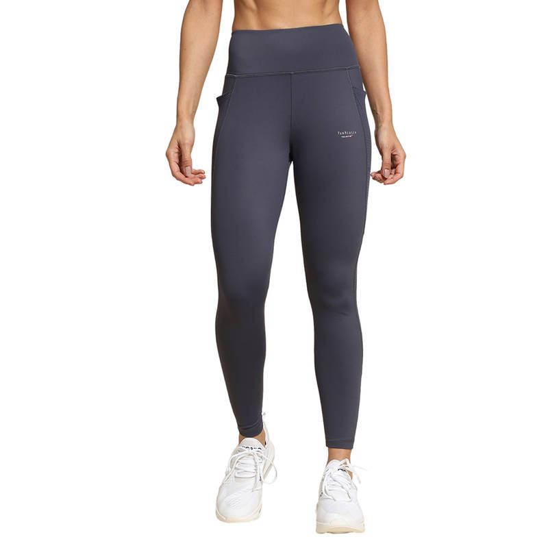 Van Heusen Woman Lingerie and Athleisure Elite Mesh Panel & High Stretch Train-In Leggings (M)
