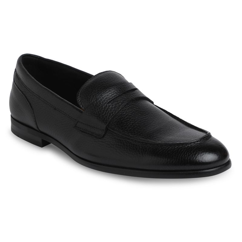 Aldo Bainville Leather Black Solid Formal Shoes (UK 6)