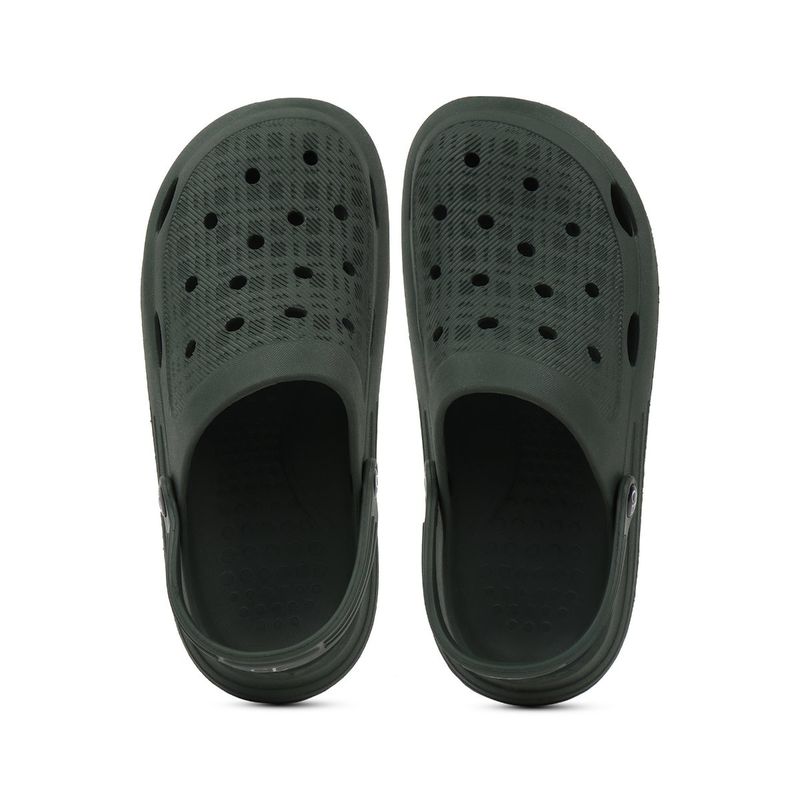 Carlton London Textured Clogs Olive Men (EURO 42)