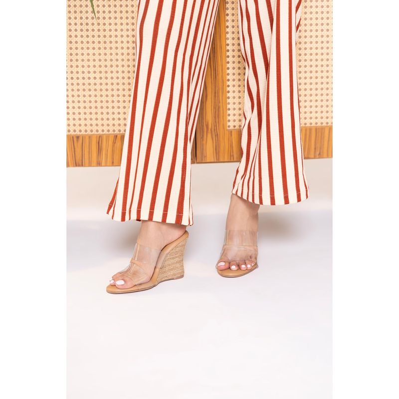 MYRA Women Beige Wedges (EURO 35)