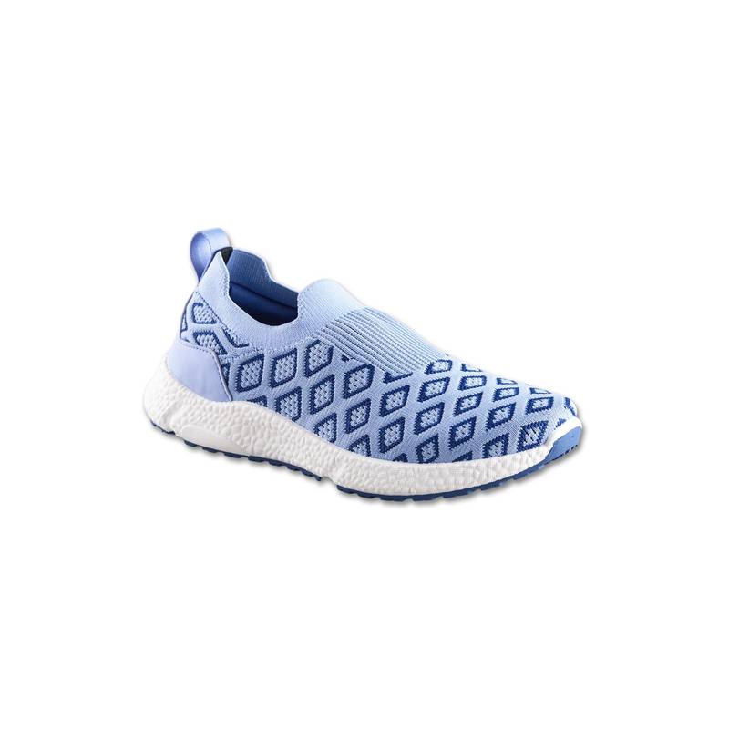 Neeman's Blue Crystal Knit Slip On Sneakers (UK 3)