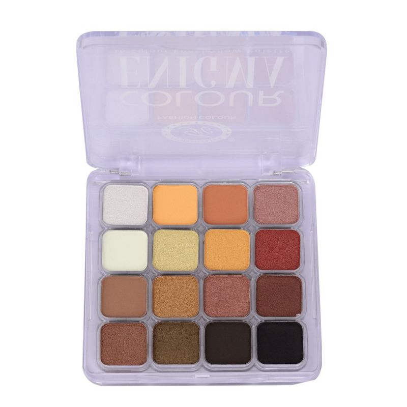 FASHION COLOUR Enigma 16 Colour Eyeshadow Palette - Shade 01