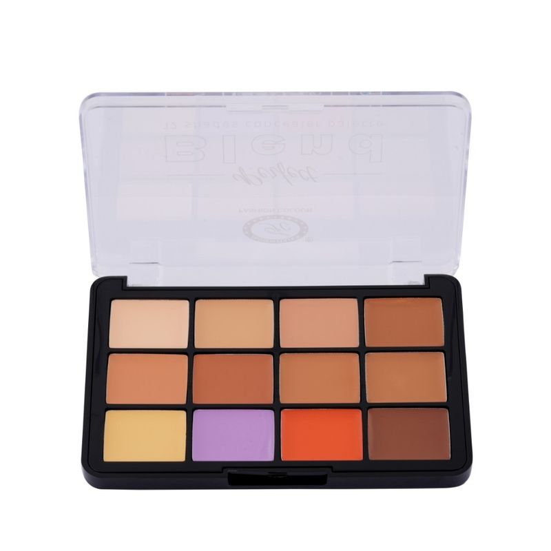 FASHION COLOUR Perfect Blend 12 Shades Concealer Palette - Shade 02