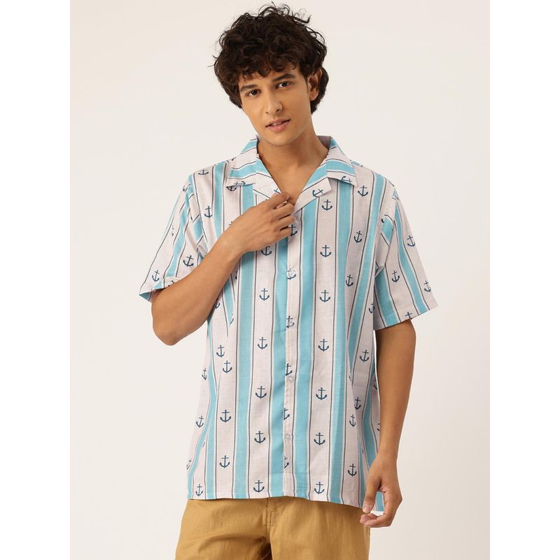 Rapra Nightwear Anchors Away Summer Shirt (S)