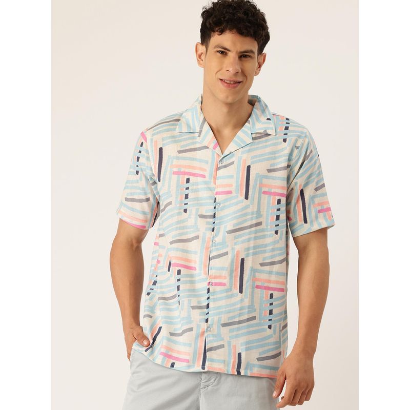 Rapra Nightwear Pastel Sticks Summer Shirt (L)