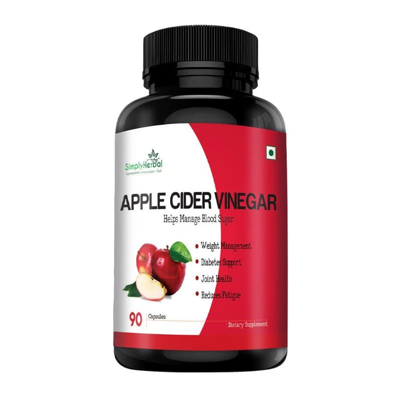 Buy Simply Herbal Apple Cider Vinegar Capsules 500mg Online