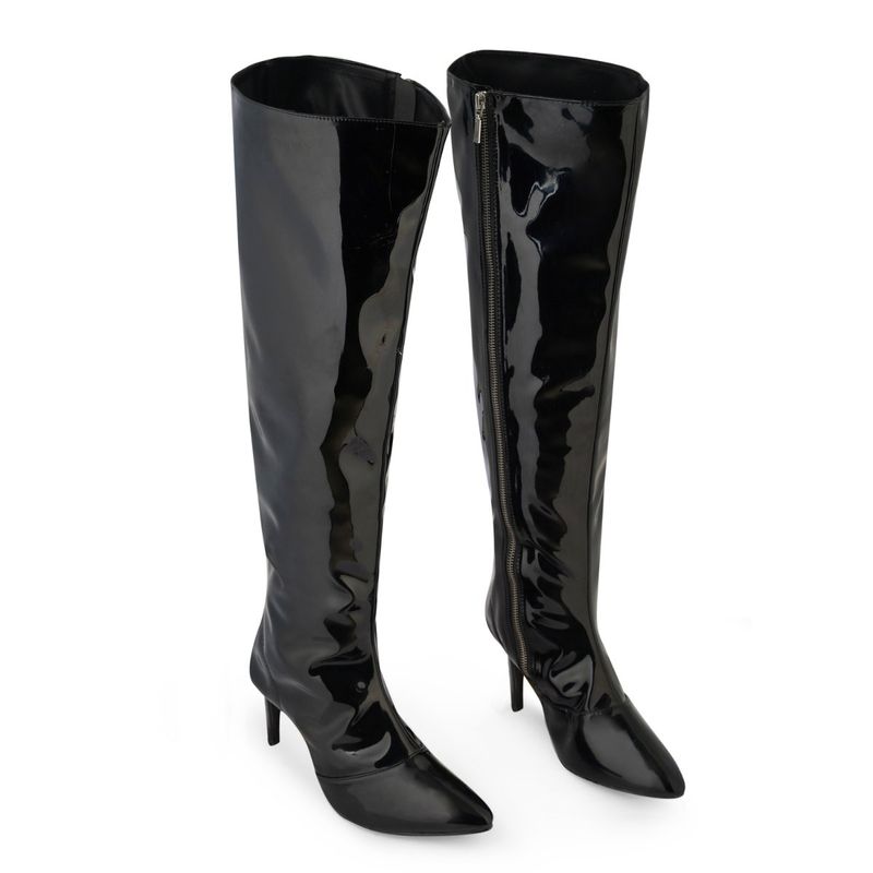 Zori World Blaque-Solid Black Over The Knee Boots (EURO 35)