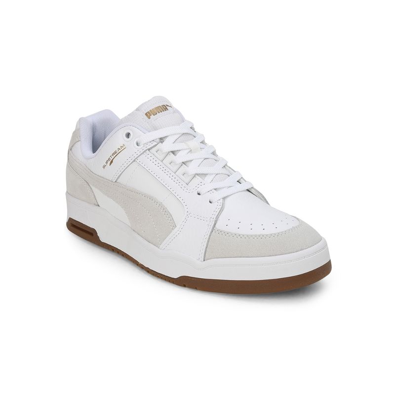 Puma Slipstream Lo Suede Fs Unisex White Sneakers Buy Puma Slipstream Lo Suede Fs Unisex White