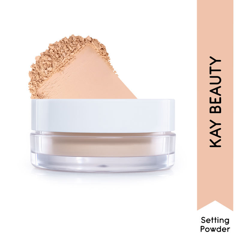 Kay Beauty Matte HD Setting Loose Powder - Latte