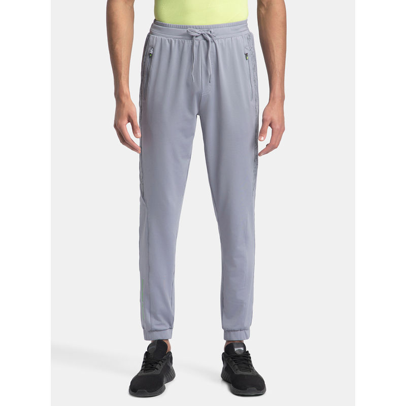 Jockey MV12 Men Microfiber Elastane Active Wear Active Wear Joggers - CP Grey (M)