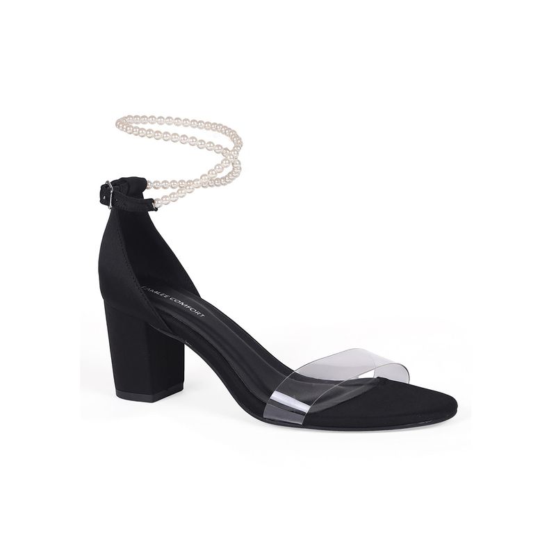 CAMLEE COMFORT Women Transparent Sandal Heels (EURO 40)