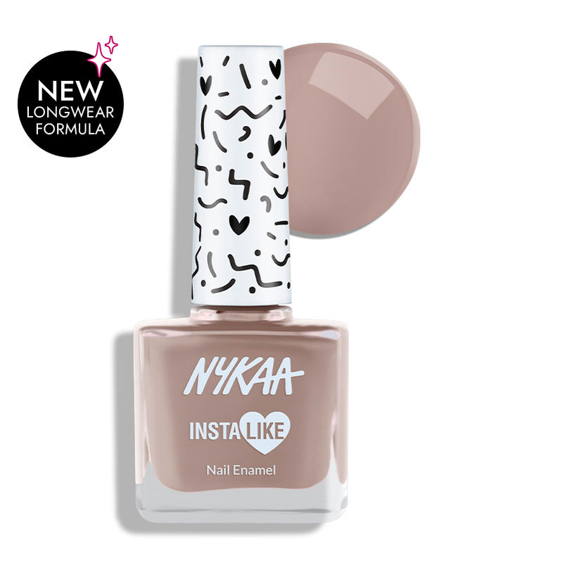 Nykaa InstaLike Long Lasting Nail Enamel - Beige BTS 350