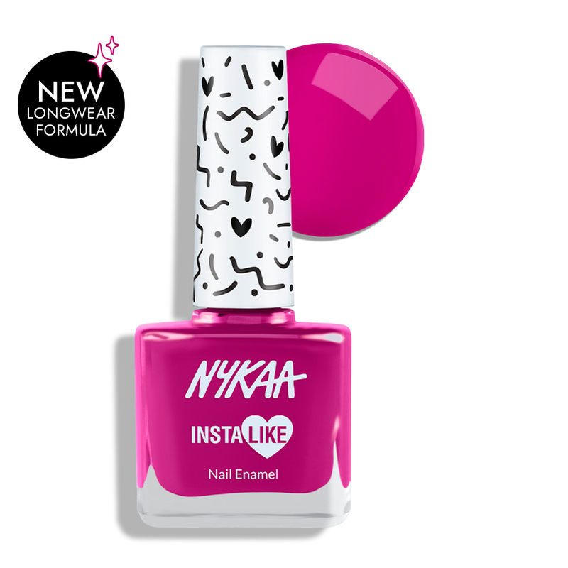 Nykaa InstaLike Long Lasting Nail Enamel - Pink Party 363