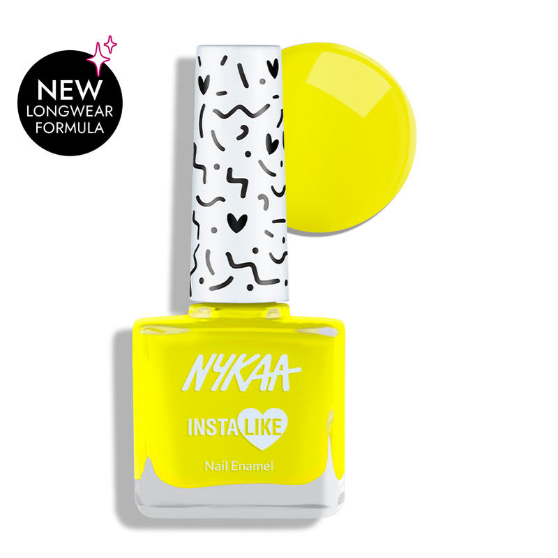 Nykaa InstaLike Long Lasting Nail Enamel - Sunshine Selfie 368
