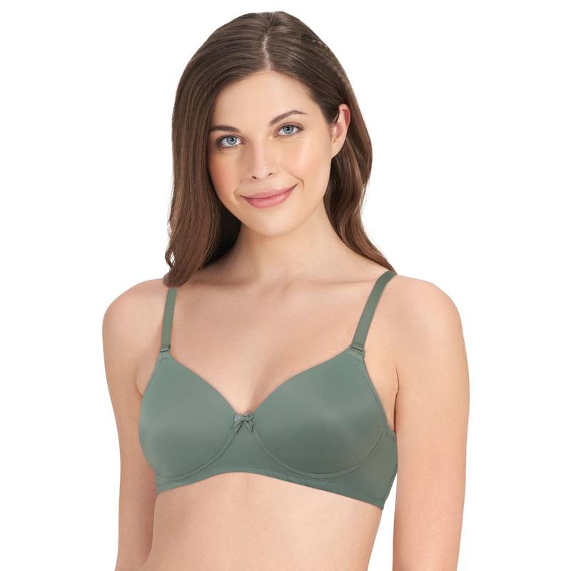 Amante Smooth Charm Non-Wired T-Shirt Bra - Green (32B)