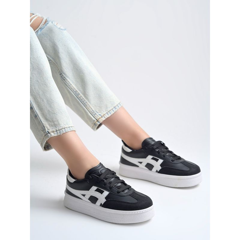 Shoetopia Women Black Sneakers (EURO 36)