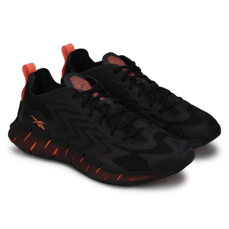 Buy Reebok Zig Kinetica 21 Black Running Shoes (kzx45) Online
