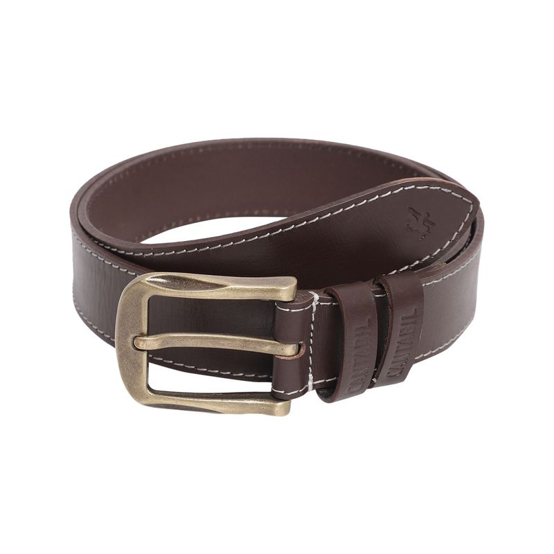 Cantabil Solid Brown Casual Belt (36)