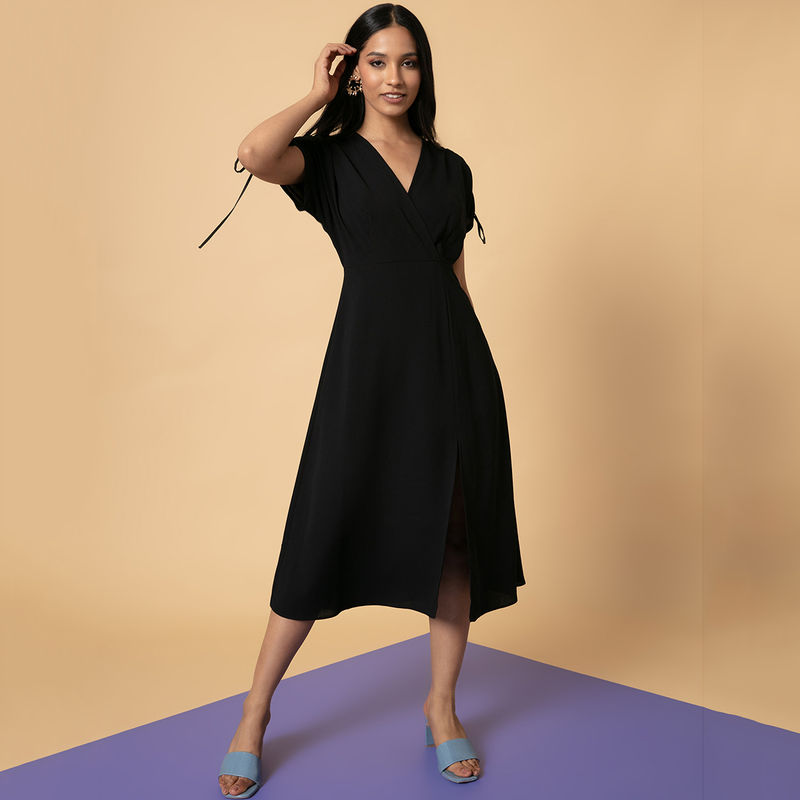 Twenty Dresses By Nykaa Fashion Make Your Mark Dress - Black (XS)