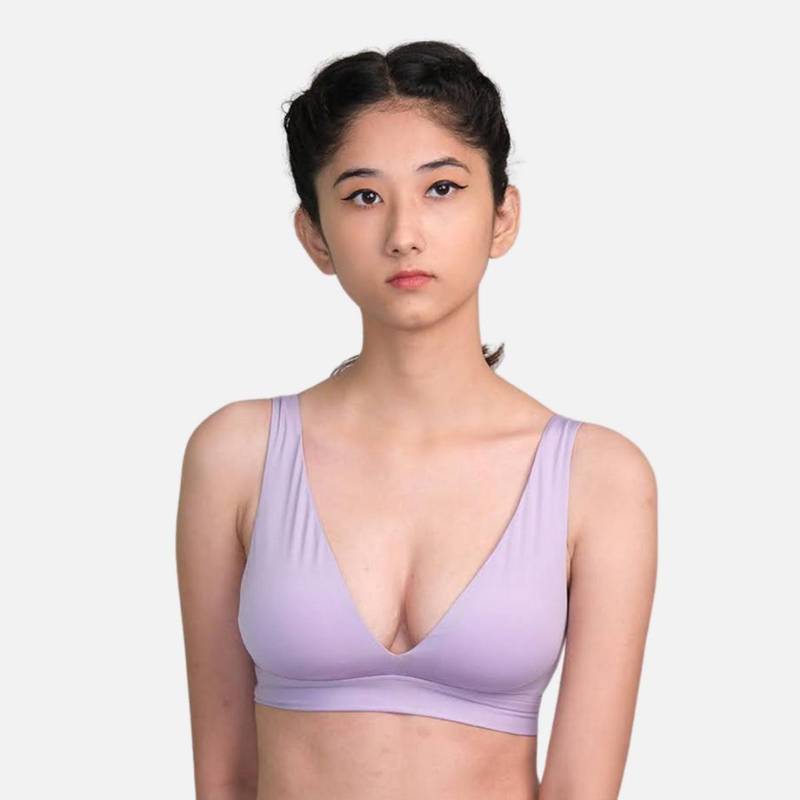TFW Wireless Plunge Bra Lavender (S)