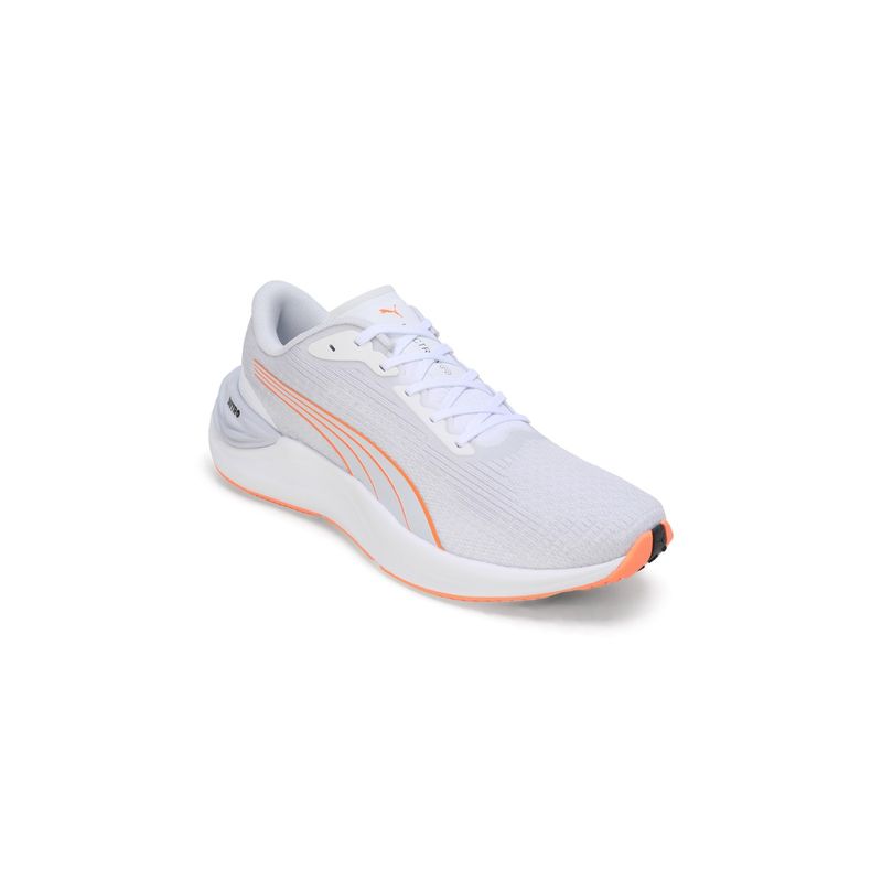 Puma Electrify NITRO 3 Womens Grey & White Running Shoes (UK 4)