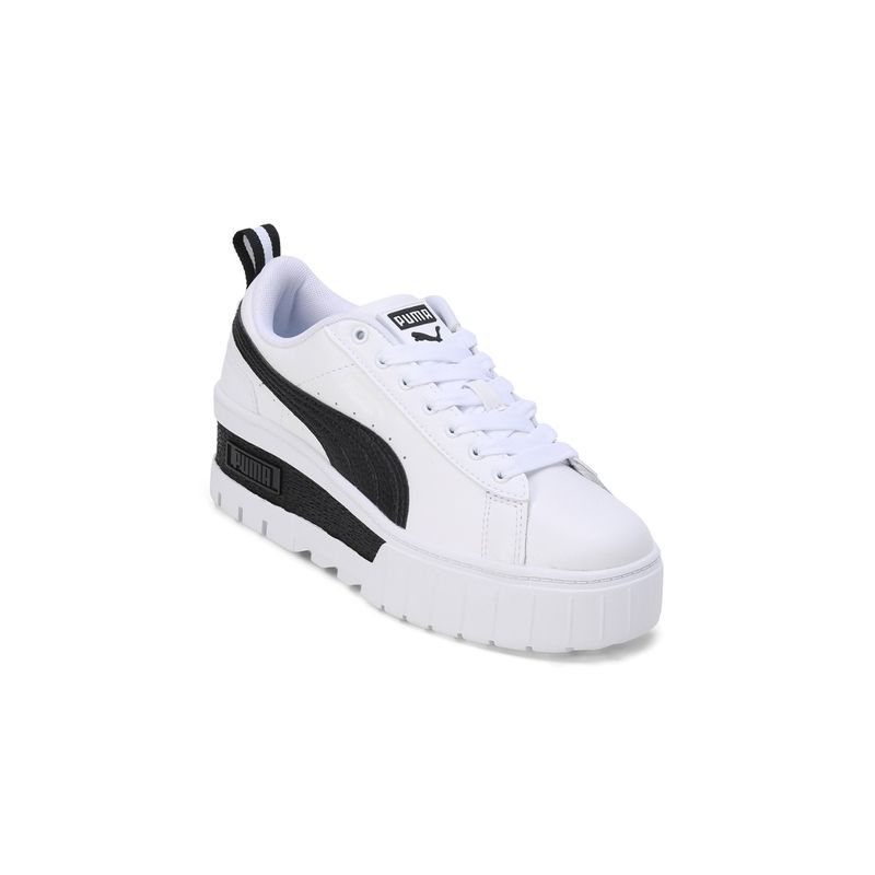 Puma Mayze Wedge Womens White Sneakers (UK 6)