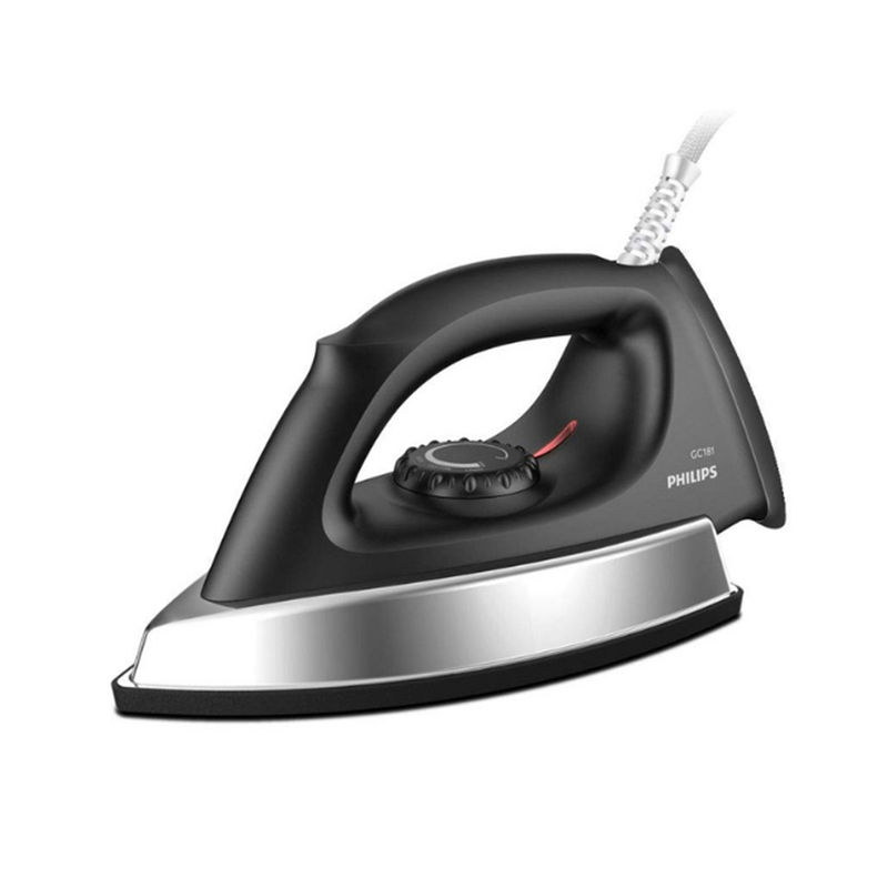 Buy Philips Gc181 1000 W Dry Iron Black and Silver Online
