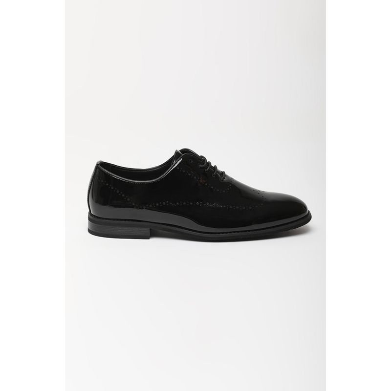 Snitch Black Solid Formal Oxfords (UK 7.5)