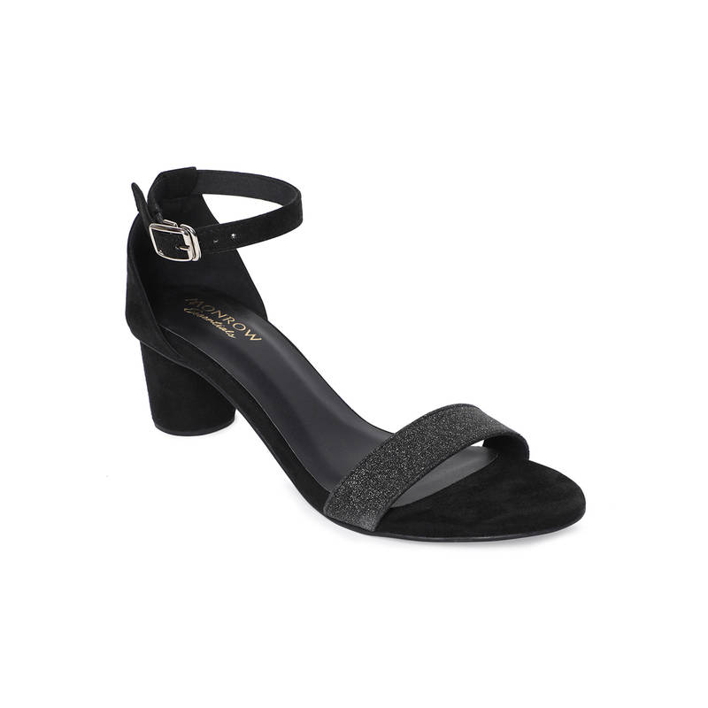 Monrow Black Zelda Block Heels (EURO 36)