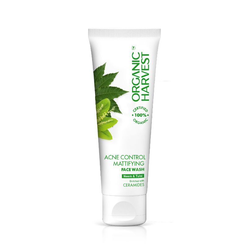Organic Harvest Acne Control Mattifying Face Wash With Ceramides