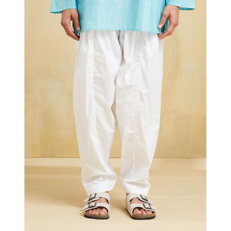 Fabindia White Cotton Salwar (S)
