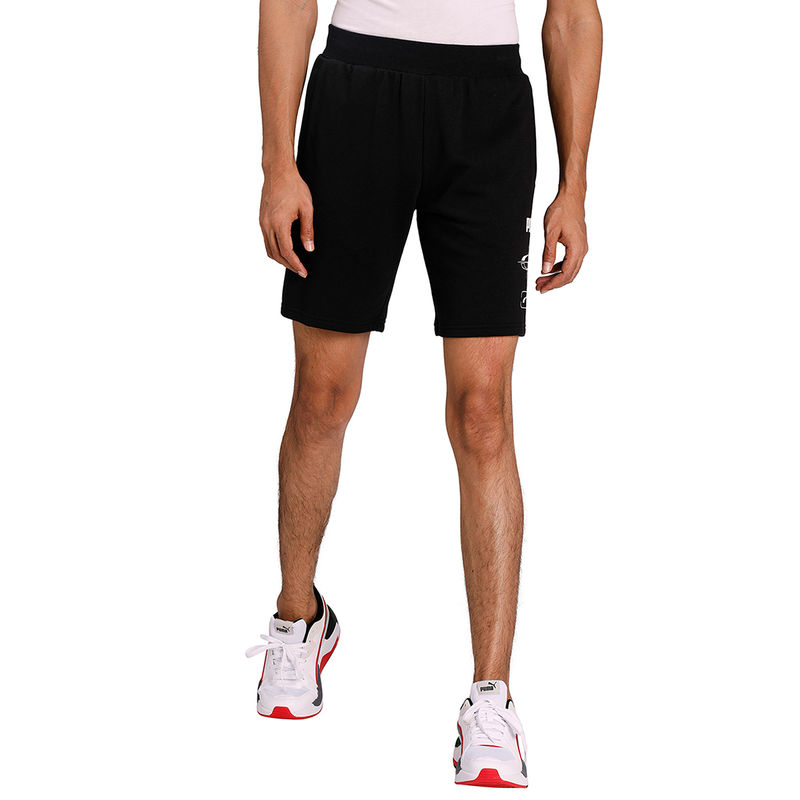 Puma REBEL 9 Mens Black Casual Shorts (S)