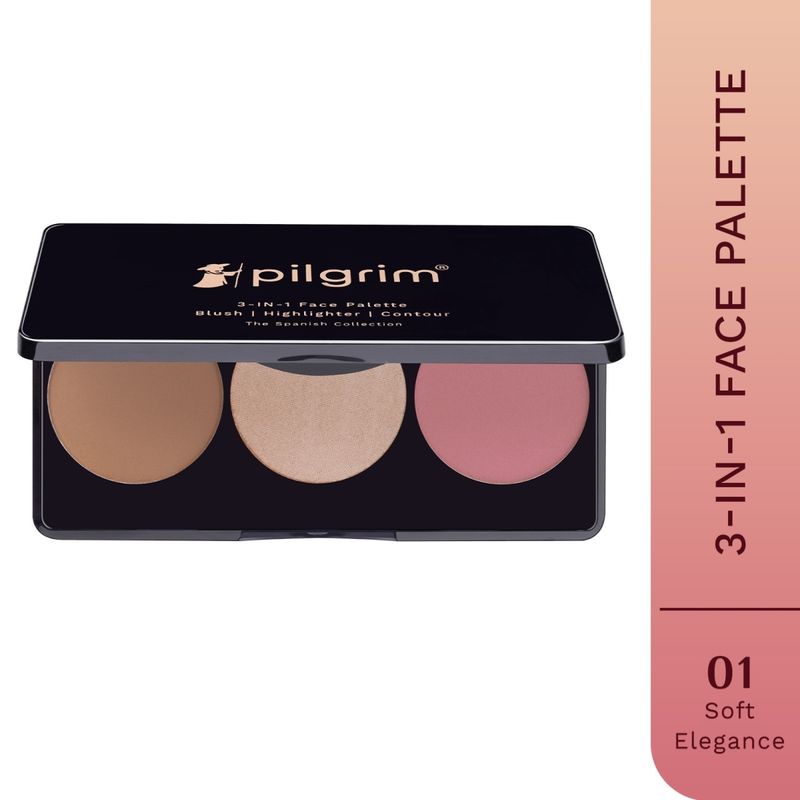 Pilgrim 3-in-1 Face Palette - Soft Elegance
