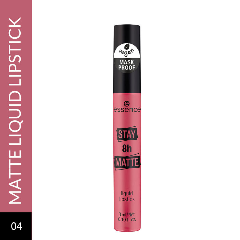 Essence Stay 8h Matte Liquid Lipstick - 04 Mad About You