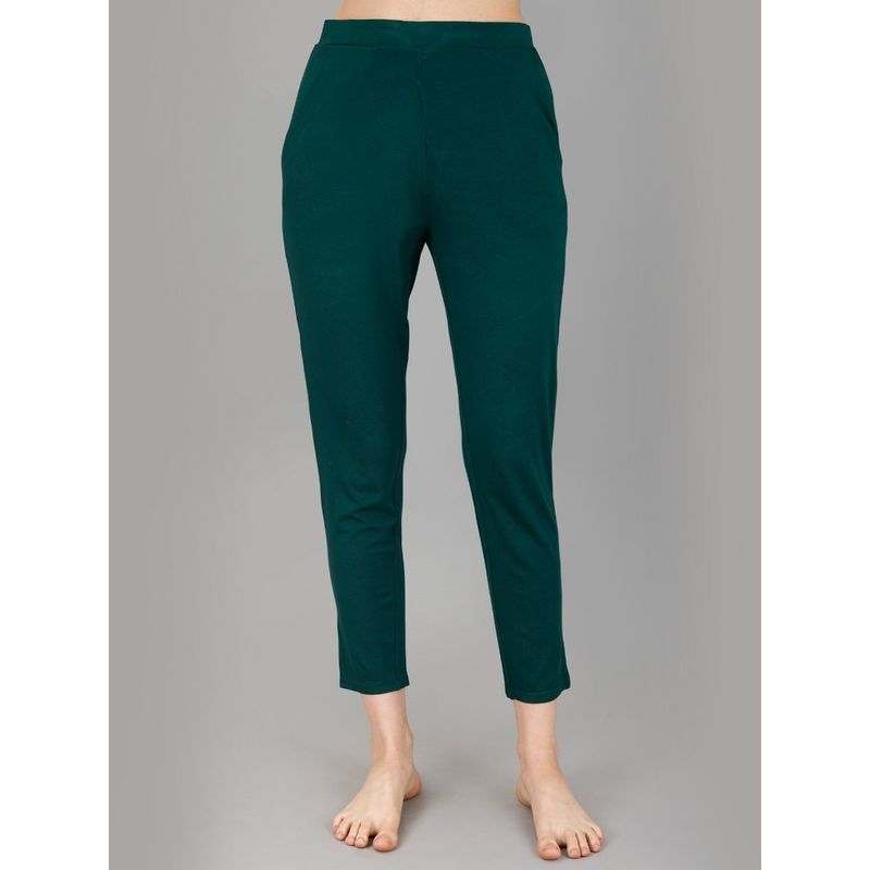 SOIE Women's Mid Rise Ankle Length Supersoft Lounge Pants (S)