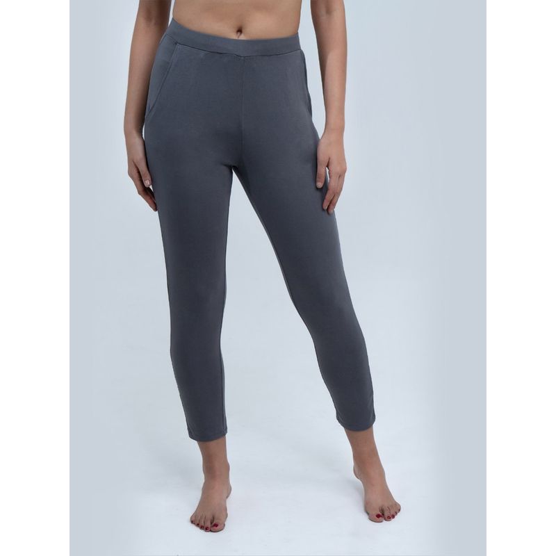 SOIE Women's Mid Rise Ankle Length Supersoft Lounge Pants (S)