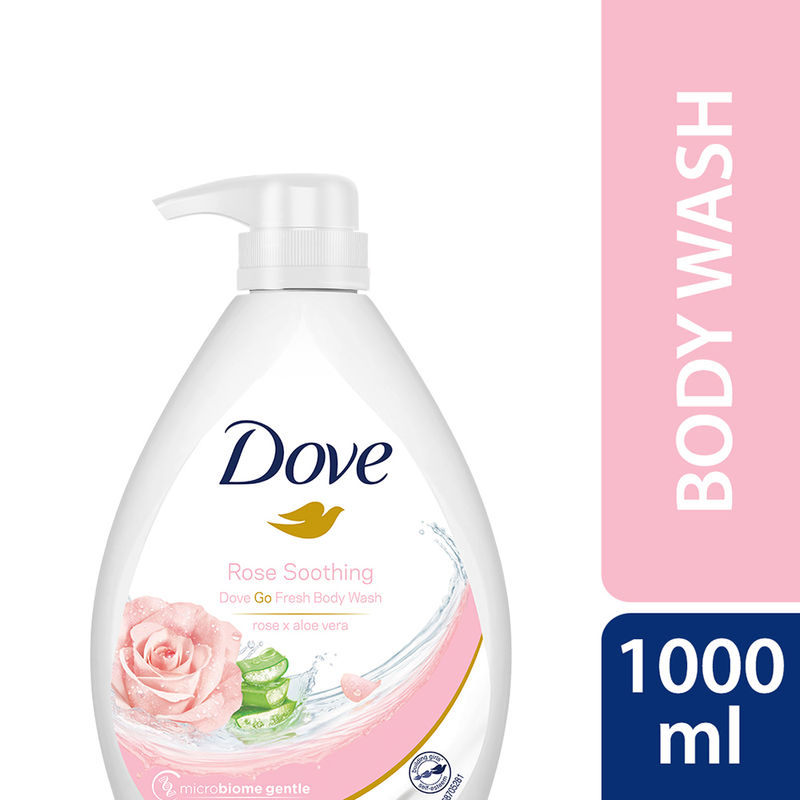 Dove Body Wash- Soothing Rose & Aloe Vera Body